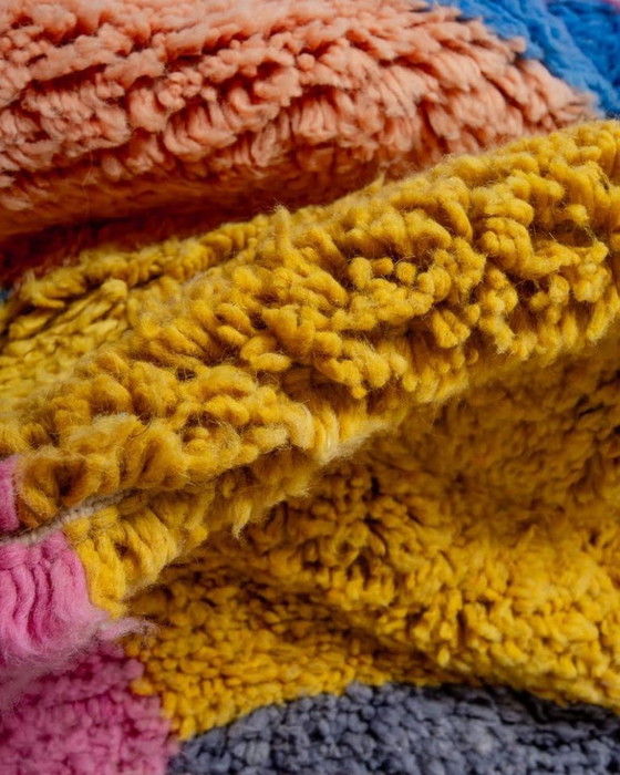 Tapis berbère marocain authentique tissé à la main 250 cm x 130 cm – Cotton (photo 6 of 6)