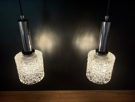Lampade a sospensione vintage Wila anni '70 – Glass, Metal (photo 6 of 7)