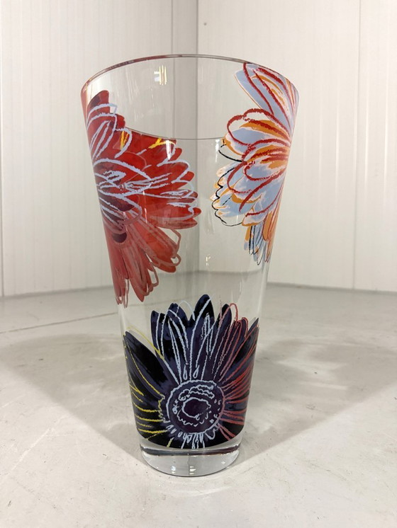 Image 1 of Jarrón de cristal de Andy Warhol para Rosenthal, Alemania, década de 1980