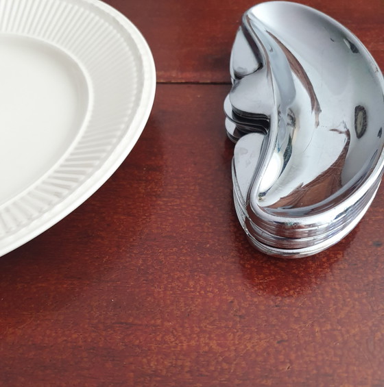 12 platos de acero inoxidable con forma de espina de pescado – Accesorios de mesa, rvs (photo 2 of 5)