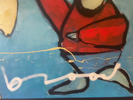 Image 1 of Pittura Herman Brood 106x86cm