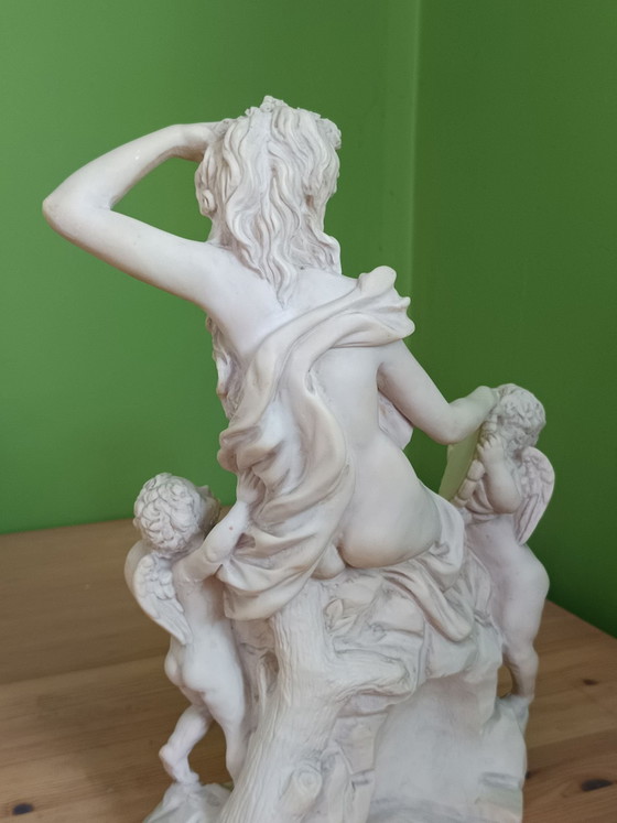 Venere con putti - cherubini. – Sculture, Pietra, Marmo (photo 8 of 10)