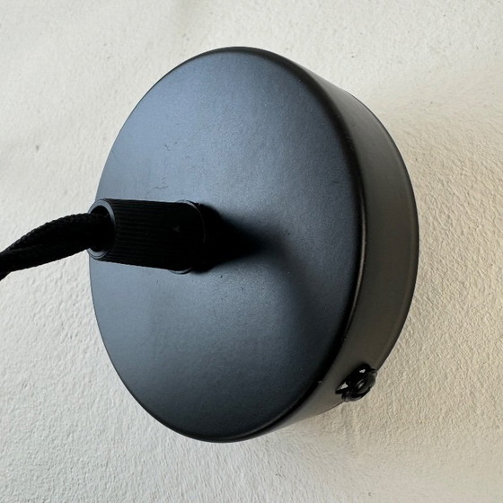 Image 1 of Paar antieke vintage opaal hanglampen