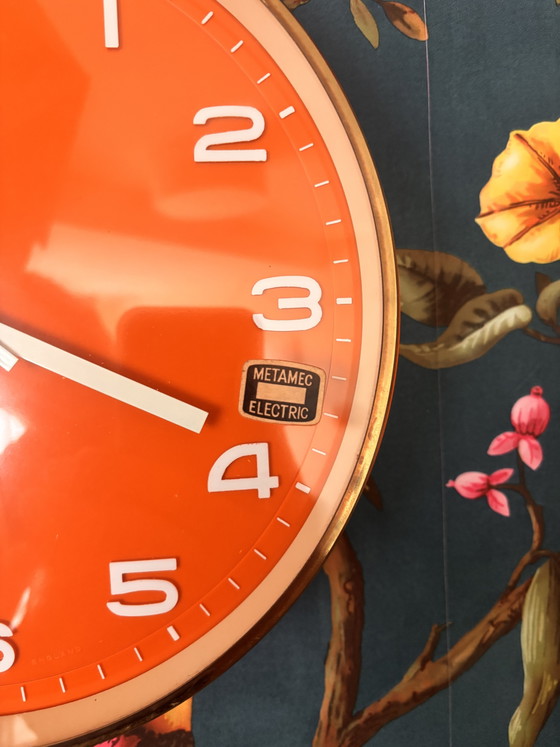 Image 1 of Metamec clock orange