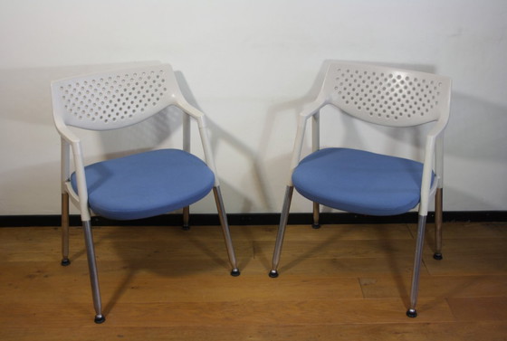 Image 1 of Two Vitra Quattro chairs