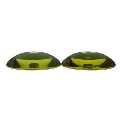 Bougeoirs en verre par Anne Nilsson pour Kosta, années 2000, set de 2