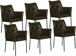 Bree's New World Quattro Esszimmerstuhl (6er-Set)