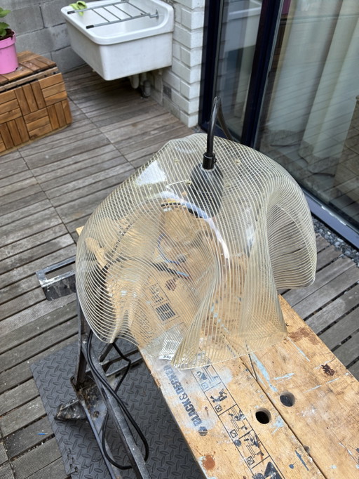 German Space Age Acrylic Pendant Lamp (ca. 1972–1976) – hanglampen, Plastic, Plexiglass (photo 2 of 5)