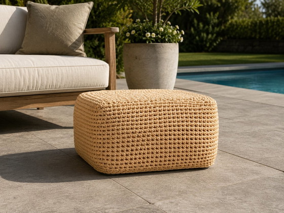 SUNS - Pouf Giallo Arezzo – Poggiapiedi e pouf, Plastic, Textile (photo 3 of 6)