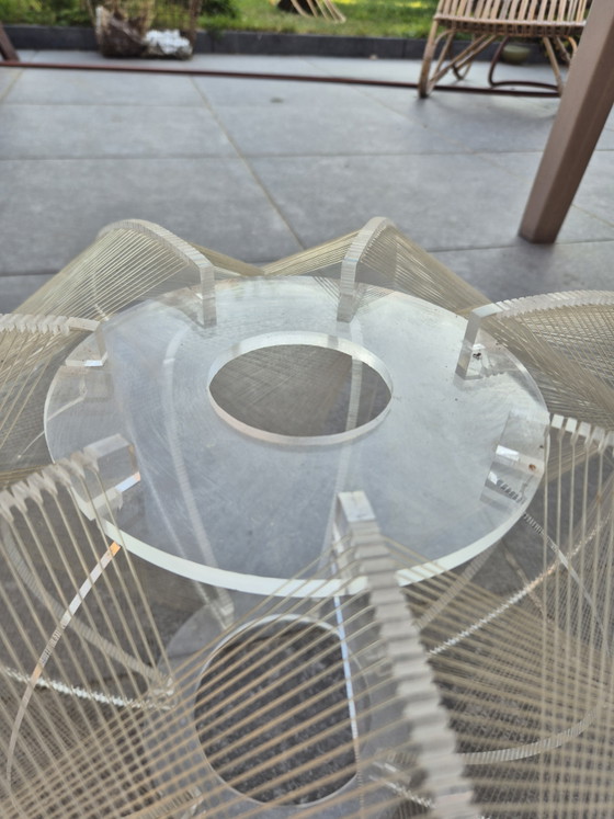 Image 1 of Lustre design par Paul Secon Sompex, diamètre 45 cm.