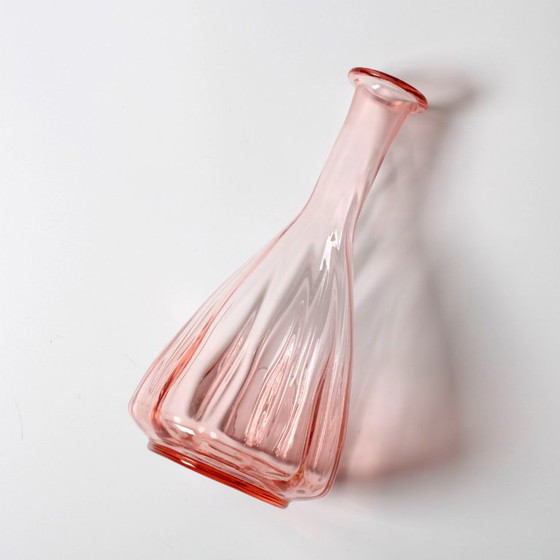 Caraffa vintage in vetro rosa: caraffa Empoli di metà secolo, Italia anni '30 – Bicchieri e caraffe, Glass (photo 5 of 7)