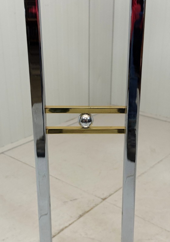 Image 1 of 2 lámparas de pie Arte Lumen, cromadas y de latón, de los años 70