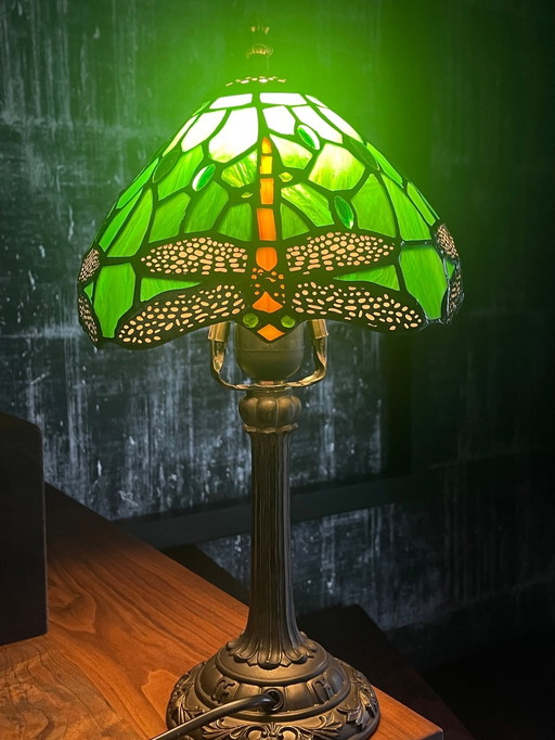 Style Tiffany - Lampe de table - dans l'esprit de l'Art Nouveau