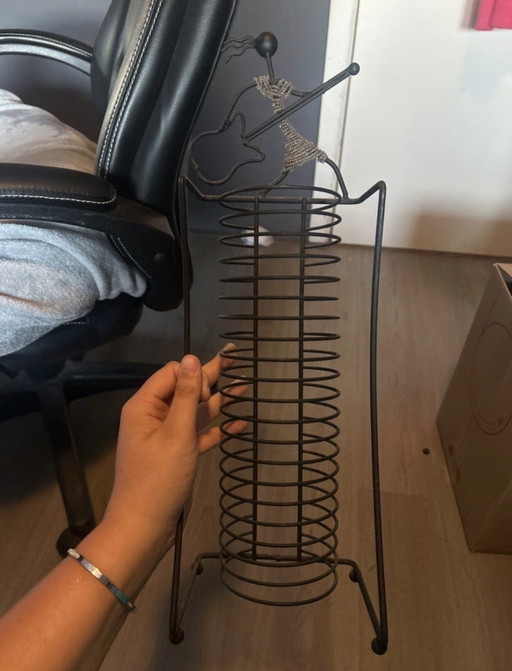 Porta CD vintage Laurids Lønborg – Design danese degli anni '80