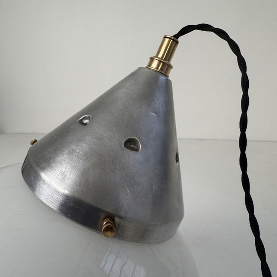 Image 1 of ANTIQUE ART DECO OPALINE PENDANT LIGHT