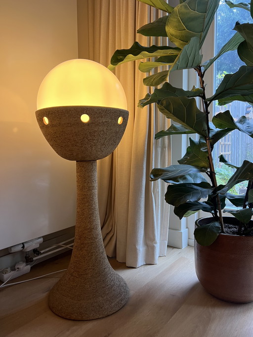 Doria Leuchten keramische vloerlamp