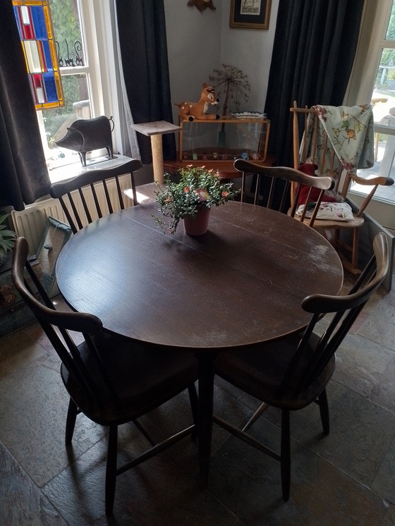 Image 1 of Eethoek, pannelli in legno, 2 pannelli per le braccia e 2 pannelli per le braccia.