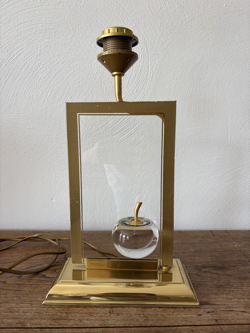 Lampada Le Dauphin Francia “la pomme” - Hollywood Regency