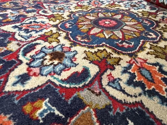 Groot Handgeknoopt Perzisch Mashad Tapijt 300 × 290 Cm – Meshad, Vloerkleden en tapijten, Wool (photo 8 of 15)