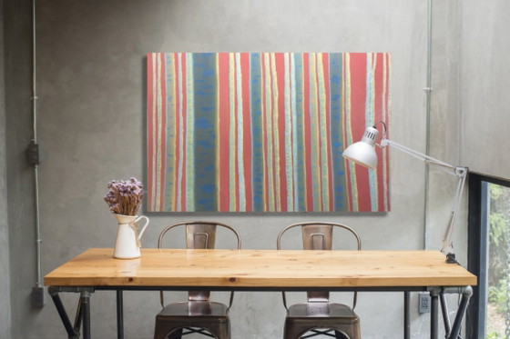 Image 1 of Abedules – Óleo sobre lienzo, 150 x 100 x 5 cm, Sandra Kolondam