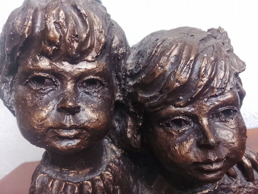 Geert Kunen sculptuur – Handgemaakt & Gesigneerd – Vintage Art