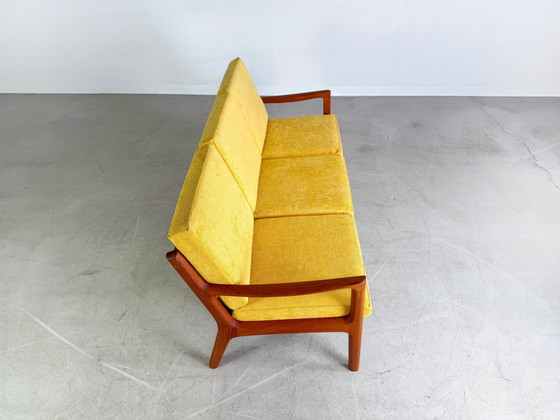 Image 1 of Canapé Midcentury France & Søn Canapé Ole Wanscher trois places teck