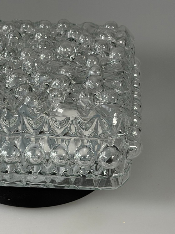 Plafoniera o lampada da parete anni '60 '70 Bubble Glass Germany Space Age Design – Plafoniere, Metallo (photo 5 of 17)