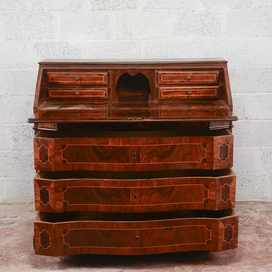 Early 19th Century Secretaire with Hidden Compartments – Desk, Wood, Klassiek (photo 5 of 26)