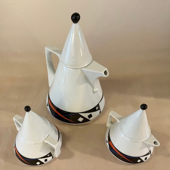 Kronester Bavaria, Memphis Style, Servizio Caffè/Tè per 6 – Stoviglie, Porcelain (photo 6 of 10)