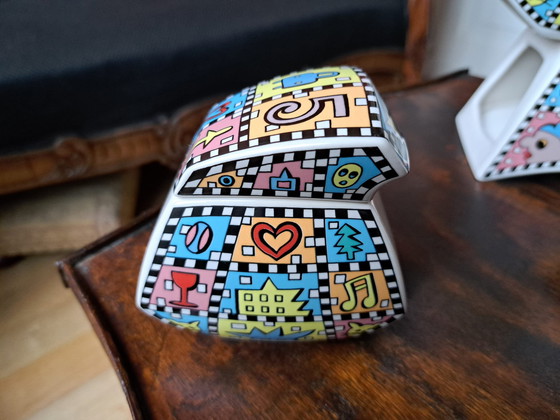 Image 1 of Servizio da tè 4 pezzi e 4 piatti da torta D. Hafner ROSENTHAL