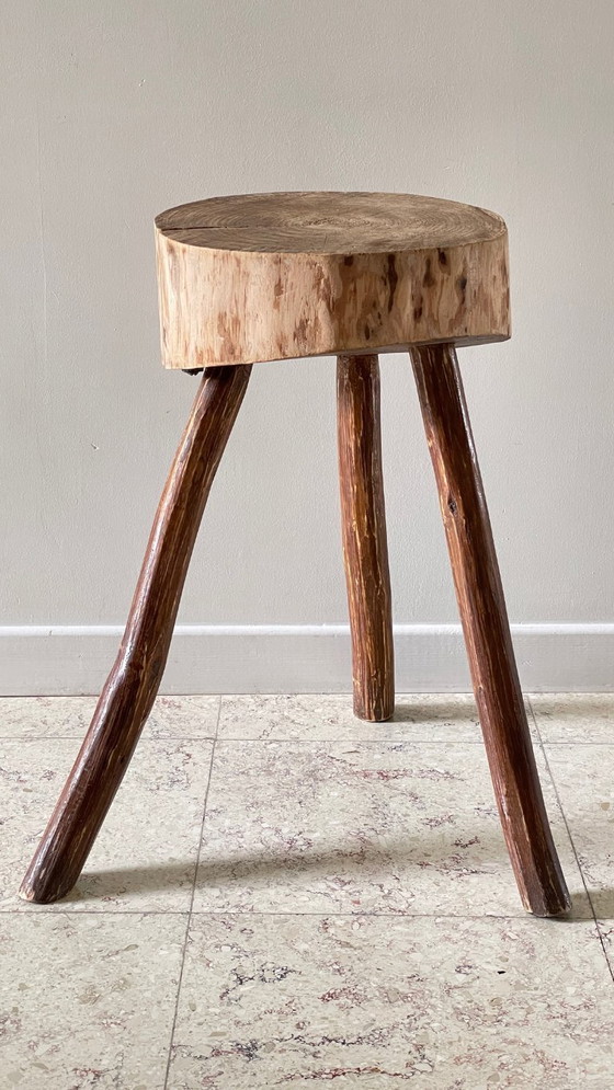 Image 1 of VINTAGE BRUTALIST STOOL