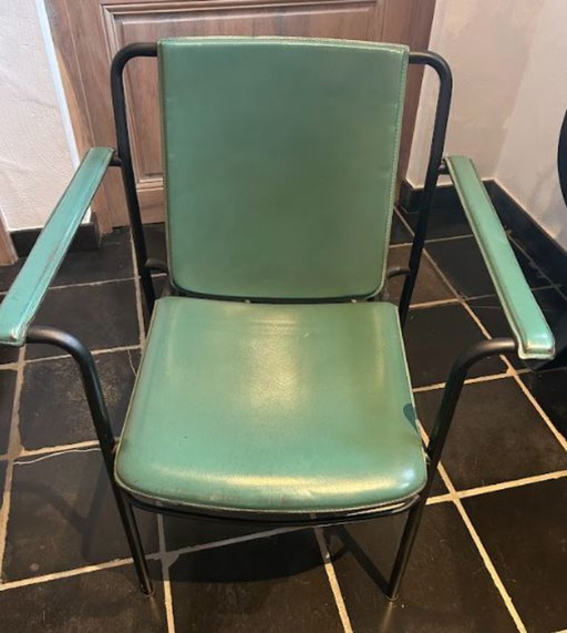 10 sillas Poltrona Frau "Movie" de los años 80 - Diseñador: Mario Marenco