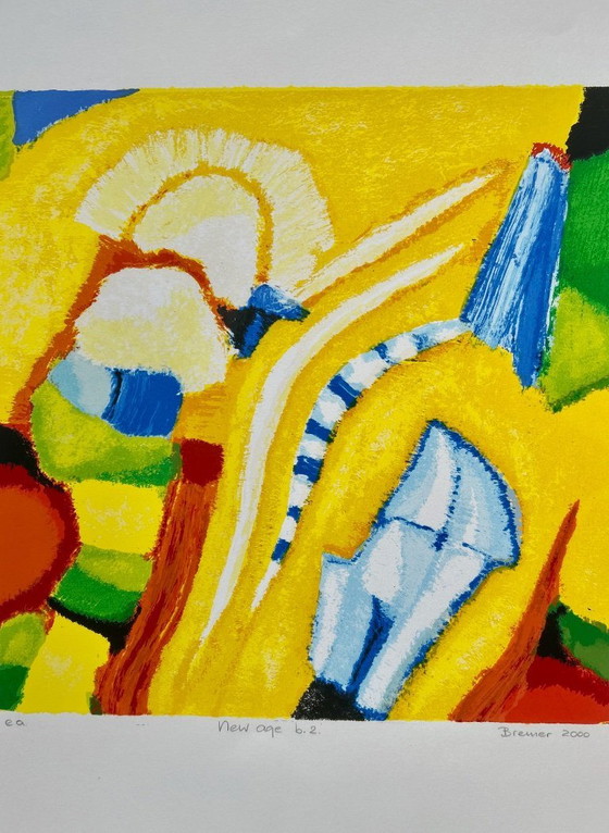 Image 1 of Serigrafía de Saskia Bremer - New Age B.2