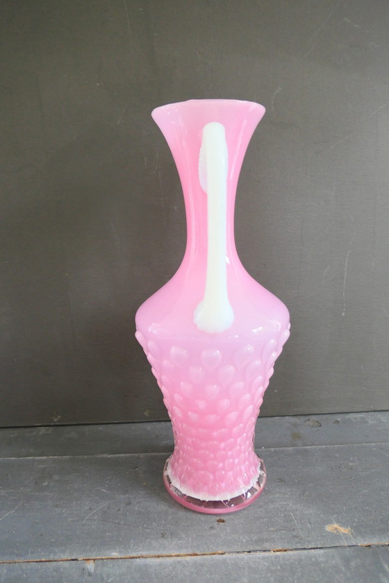 Image 1 of Vintage Stelvia Opaline Fiorentina Vase