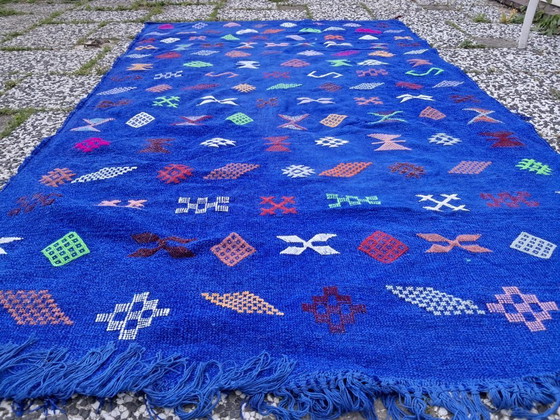 Image 1 of Handgeknoopt Berber kleed wol 243x140cm