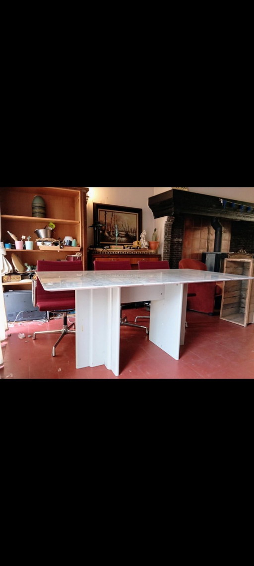 Italian marble dining table