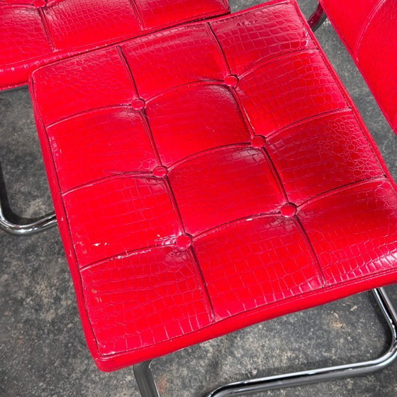 Image 1 of Set di 6 sedie in stile Cesca di Marcel Breuer, Italia, anni '60