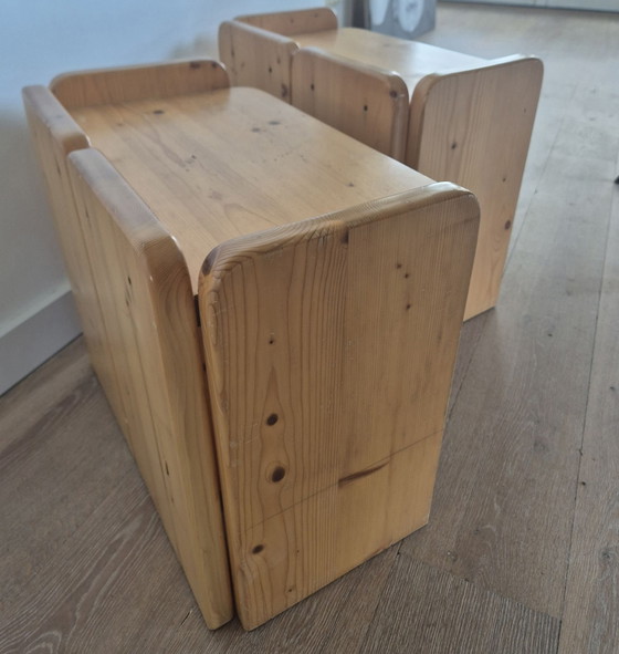 2 vintage pine bedside tables/side tables 70s – Wood (photo 7 of 7)