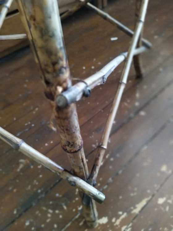 Image 1 of Bamboe Tafeltje Antiek
