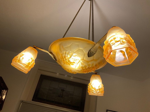 Art Deco antique pendant lamp
