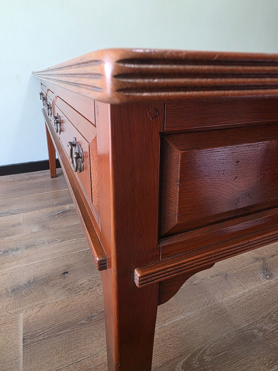 Image 1 of Schuiteman Collectie – Console, Spiegel, Salontafel & 4 Stoelen
