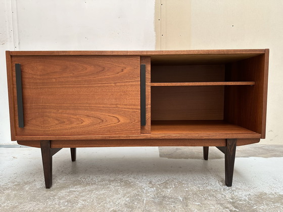 Image 1 of Mid Century Mahonie Dressoir