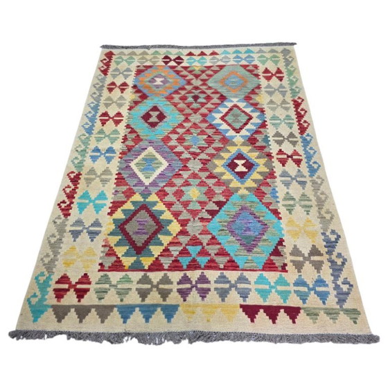 Kilim Maimana estilo antiguo 245×176cm – Alfombras, Wool (photo 3 of 5)