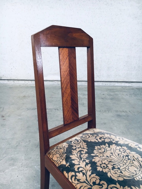 Image 1 of Chaise de salle à manger hollandaise moderne Haagsche School, Pays-Bas des années 1930