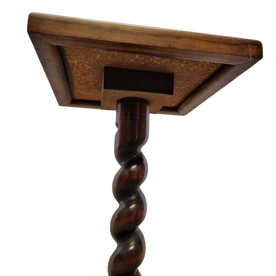 Tavolo in piastrelle vintage francese – Porta piante, Wood, Ceramic (photo 5 of 6)
