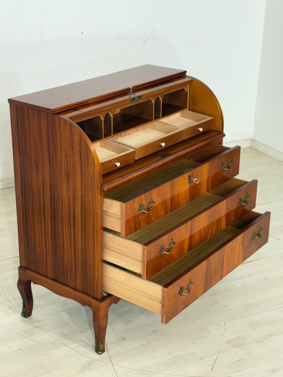 Image 1 of Danish teak secretary desk Vintage writing desk