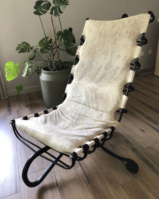 Ragazzo pesante – fauteuils, Metal, Leather