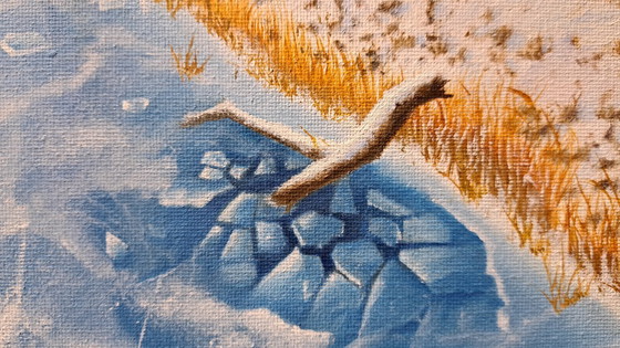 Image 1 of Oil painting: "Winter in Holland"