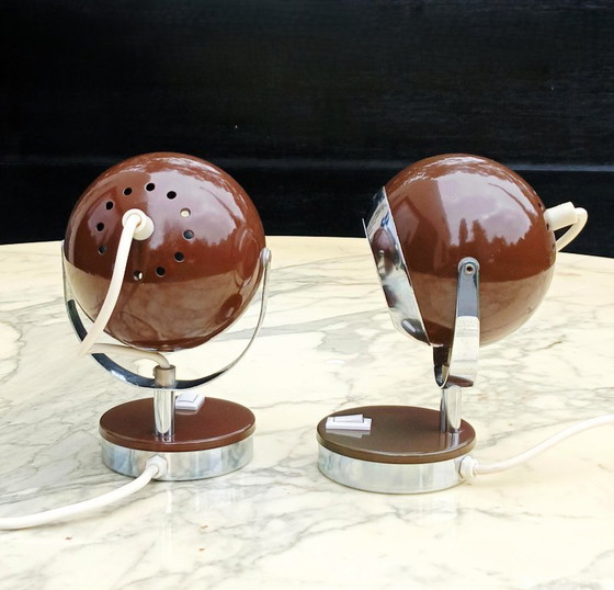 Image 1 of 2x Eye ball spots Space Age by Aluminor