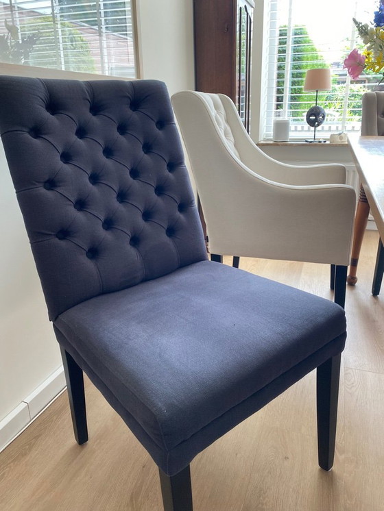 Image 1 of Esszimmerstühle, 6 Stück, Goossens, 3 Farben.